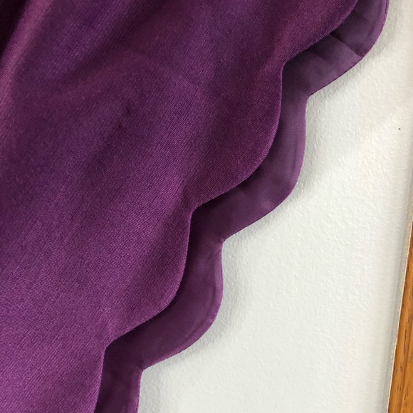 NWT Elle Purple Pleated Dress - Picture 6 of 7